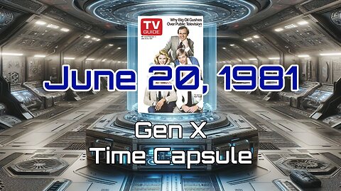 June 20th 1981 Gen X Time Capsule