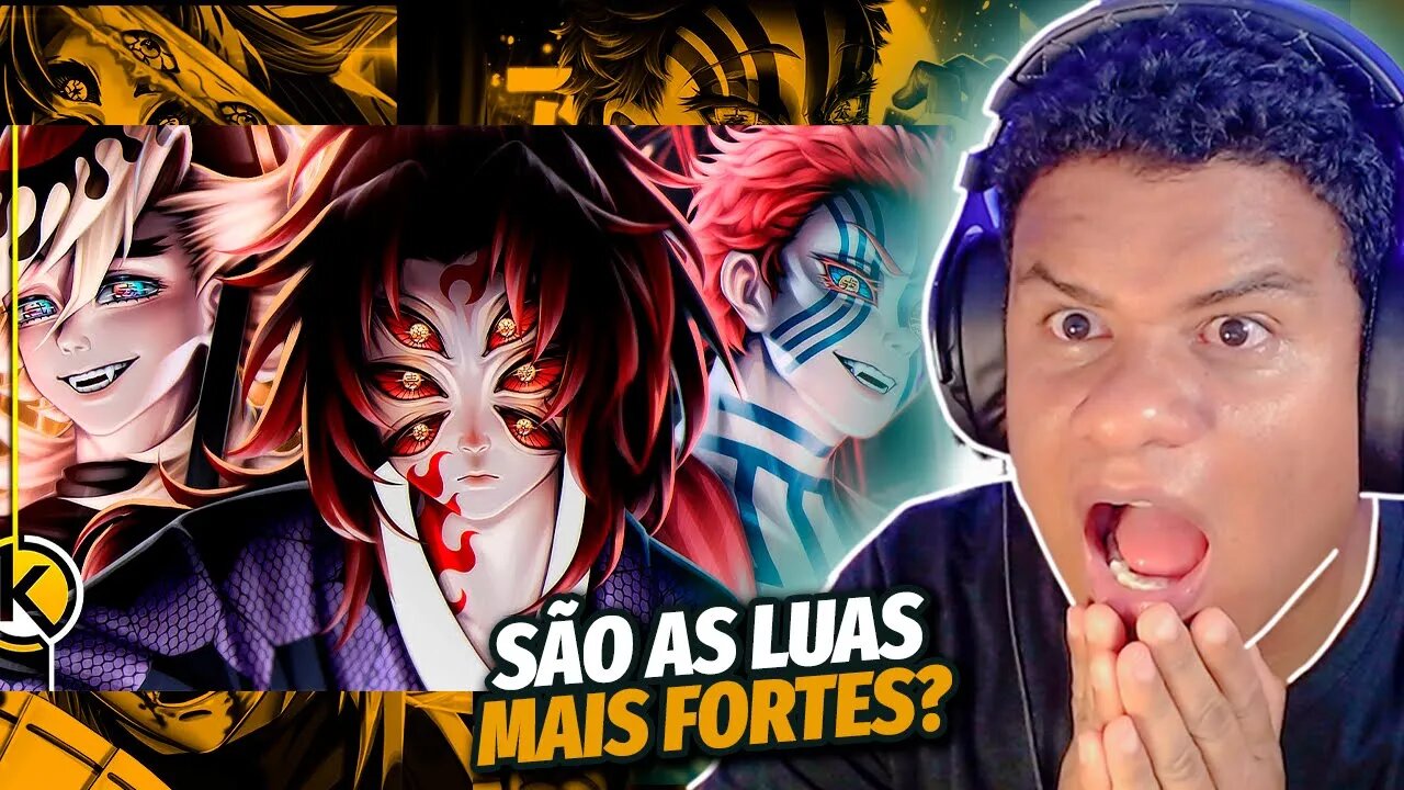 (3 EM 1 + INSANO!!) LUAS SUPERIORES AKAZA, DOUMA & KOKUSHIBOU | React Anime Pro