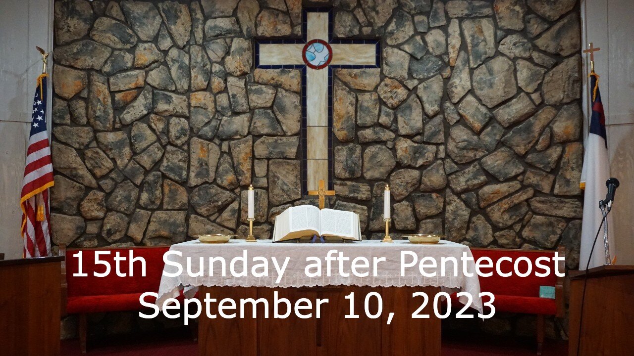 15th Sunday after Pentecost - September 10, 2023 - Minds on the Things of God - Matthew 16:21-26