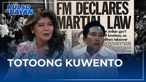 Sen. Imee Marcos, tiwalang lalabas ang totoong kuwento ng Martial Law