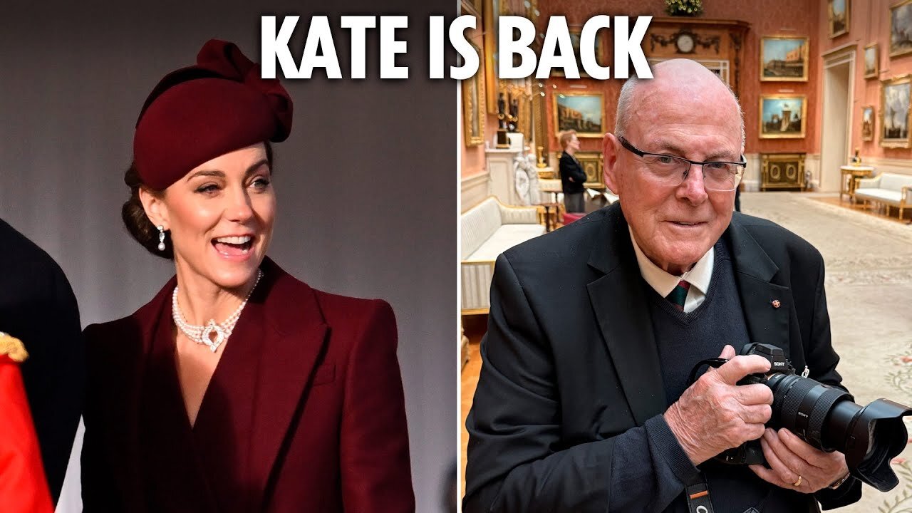 When Kate walked in a jolt ran through me - she's back doing what she does best, says Arthur Edwards