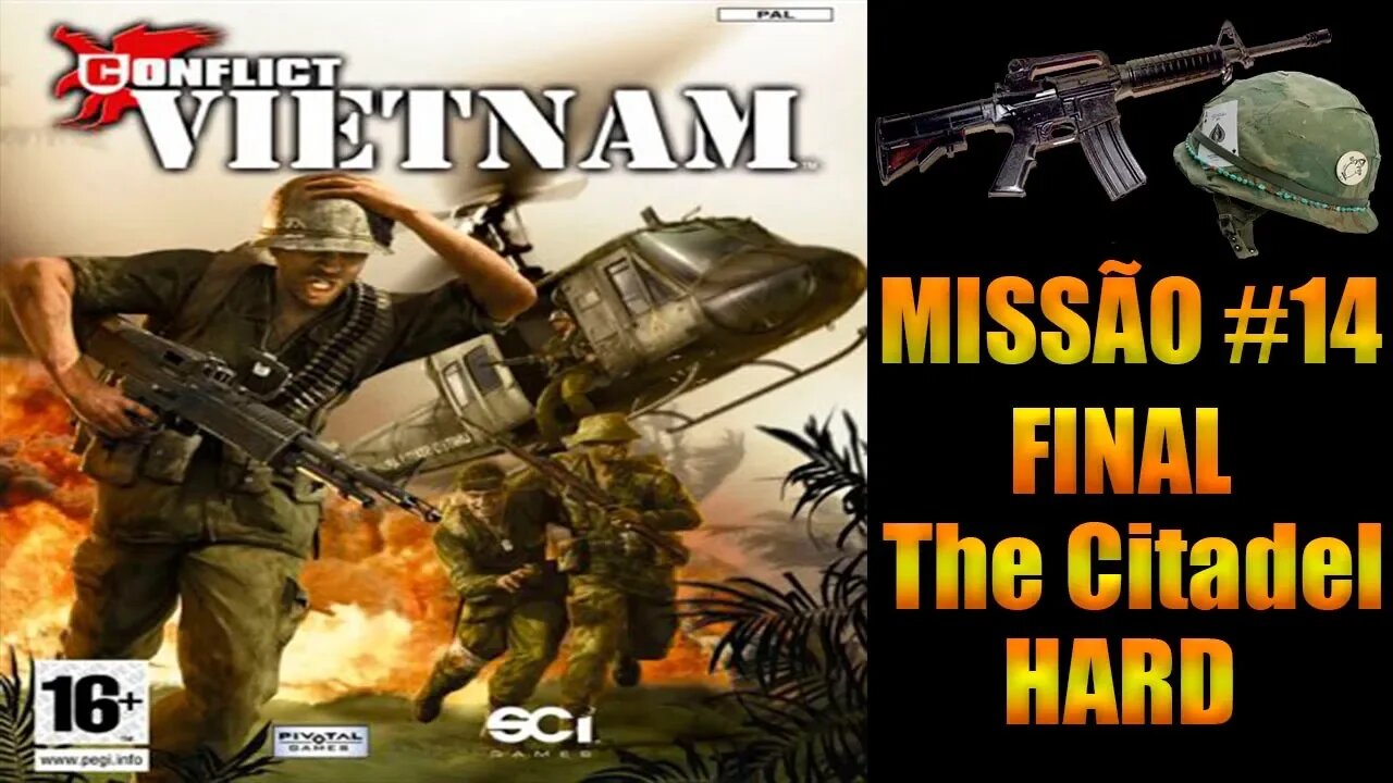 [PS2] - Conflict Vietnam - [Missão 14 Final - The Citadel - Hard] - PT-BR - 60Fps - [HD]