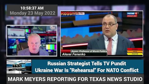 Russian TV Pundit : Ukraine War Is "Rehearsal" For NATO Conflict