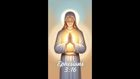 Ephesians 3:16 - I pray that out of his glorious riches he may strengthen you with power...