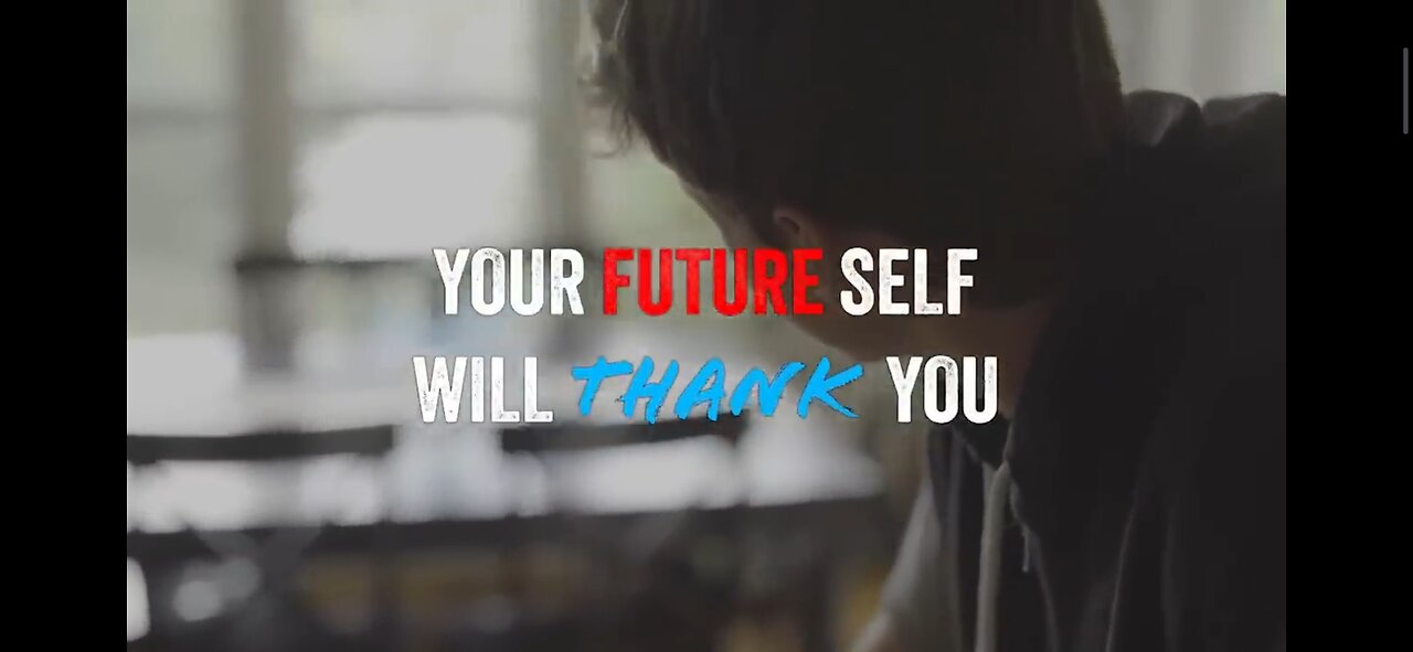 YOUR FUTURE SELF WILL THANK YOU - 2023 Motivational Speech