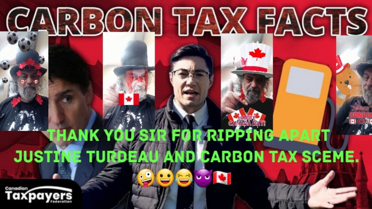 Trudeau Carbon Tax Exposed As Fraudulent. 🤪😀😂😈🇨🇦