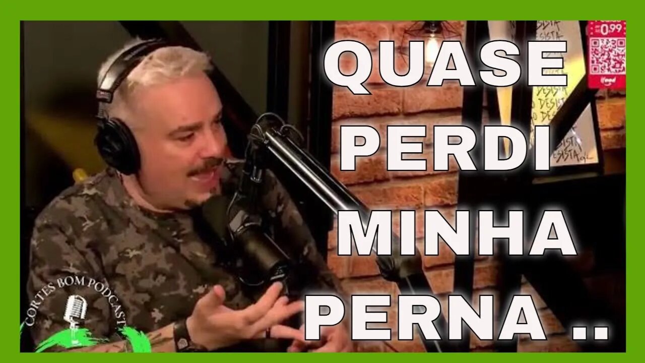 BOLA DO PANICO QUASE PERDEU A PERNA | CORTES BOM PODCAST |