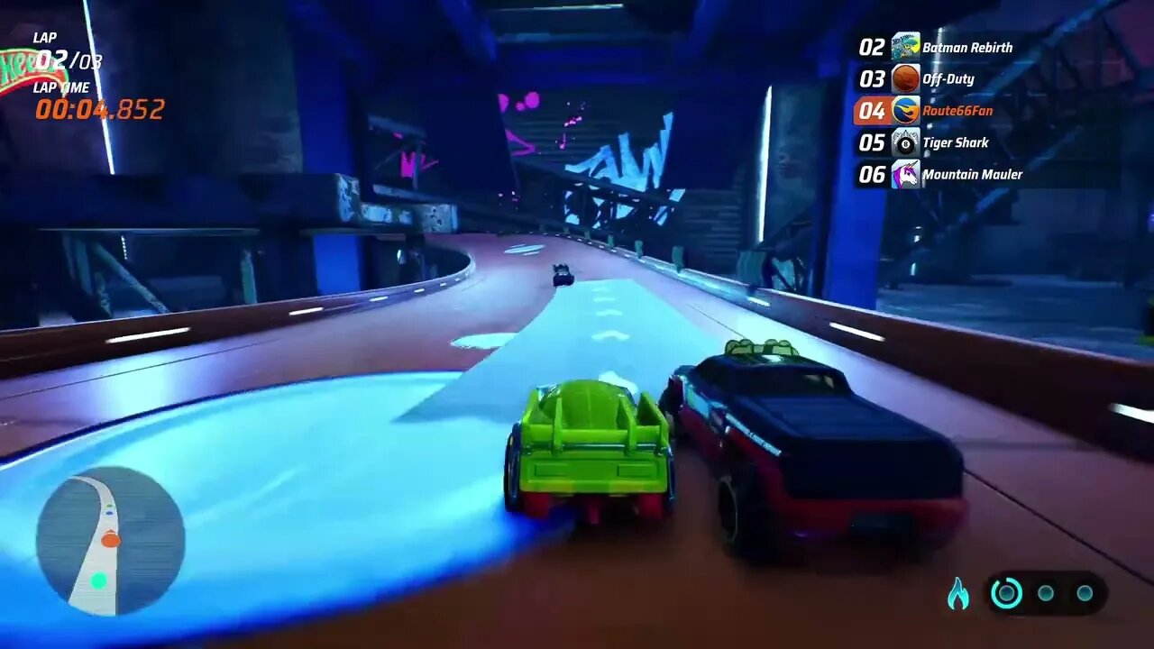 Hot Wheels Unleashed - Unbeatable - Neon's Ride Garage Track