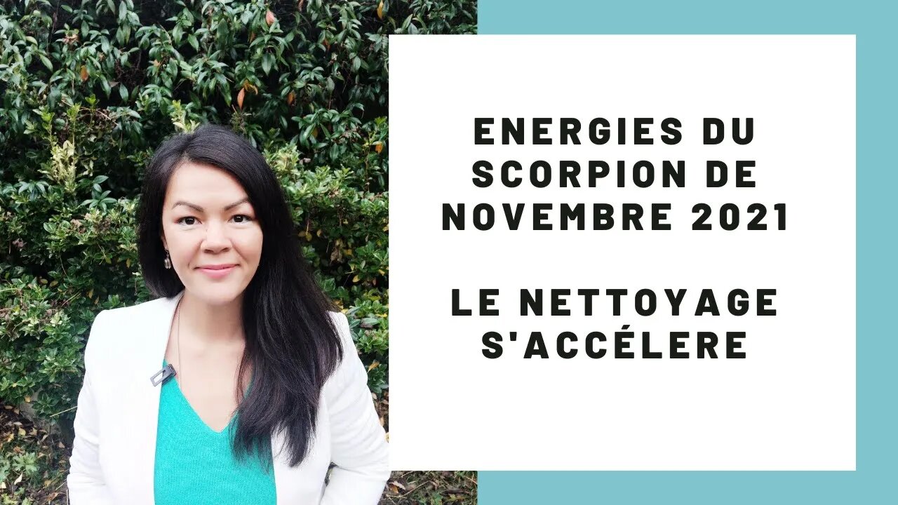 Energies du scorpion - le nettoyage s'accelere - novembre 2021