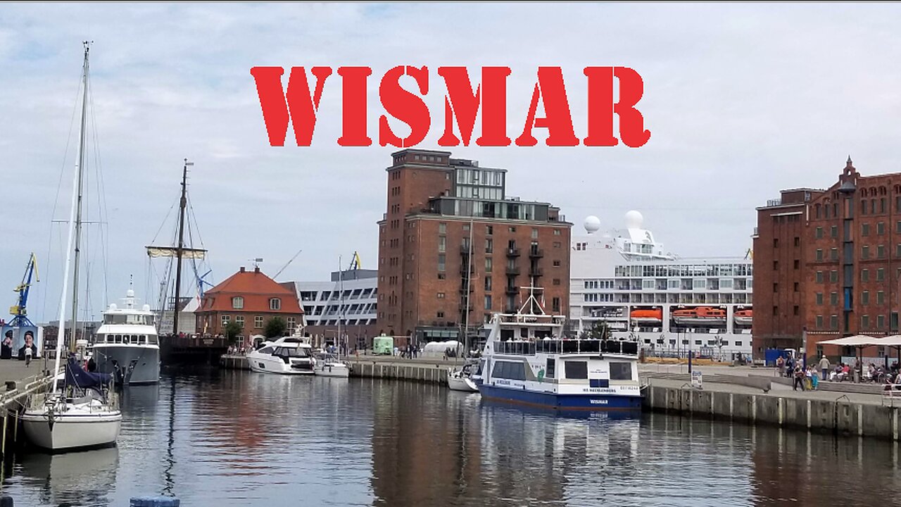 Walking in Wismar, Germany.