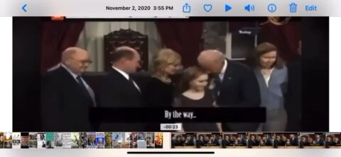 Biden cringe video