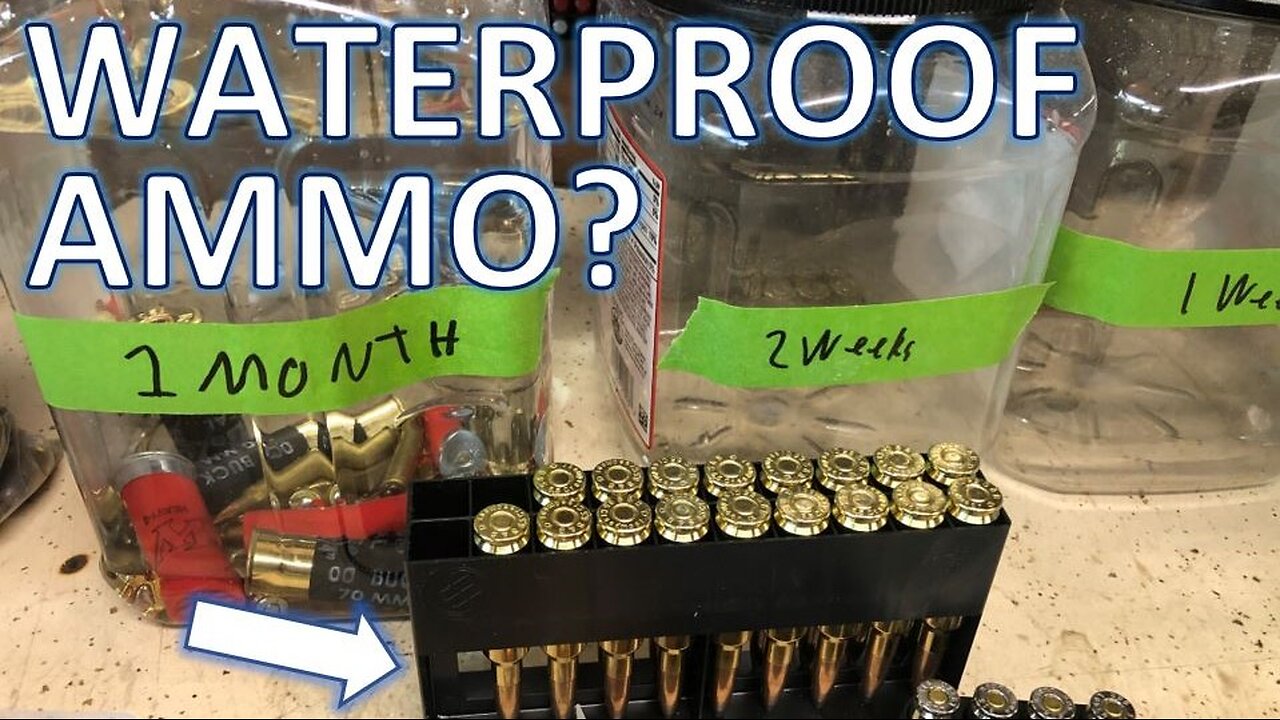 Is Ammo Water Proof?