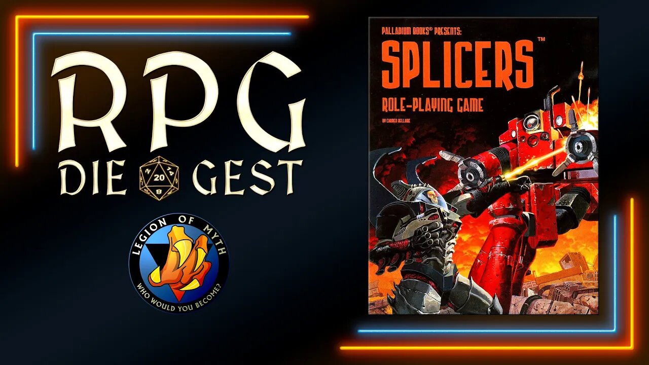 [#14-1] - Palladium Books Megaverse - Splicers RPG overview