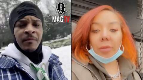 T.I. & Tiny Return Home To Rare Atlanta Snowfall! ⛄️