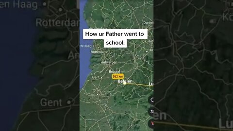 How our fathers used to go to school