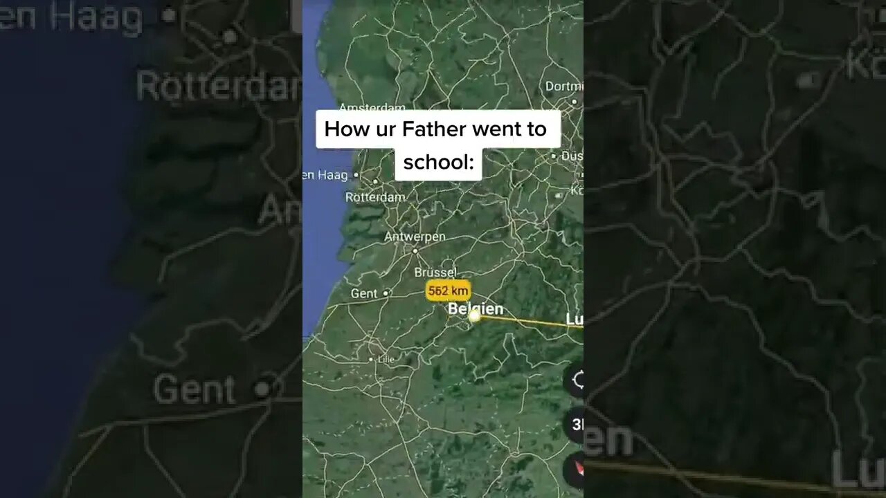 How our fathers used to go to school