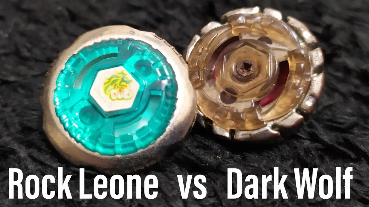 ROCK LEONE vs DARK WOLF - Batalha de Metal Chaveiro Beyblade da DTC!