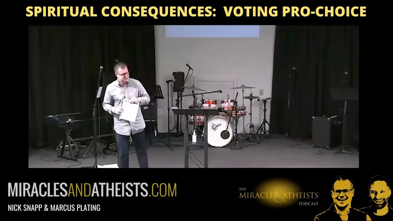 "Spiritual Consequences" for Voting Pro-Choice?