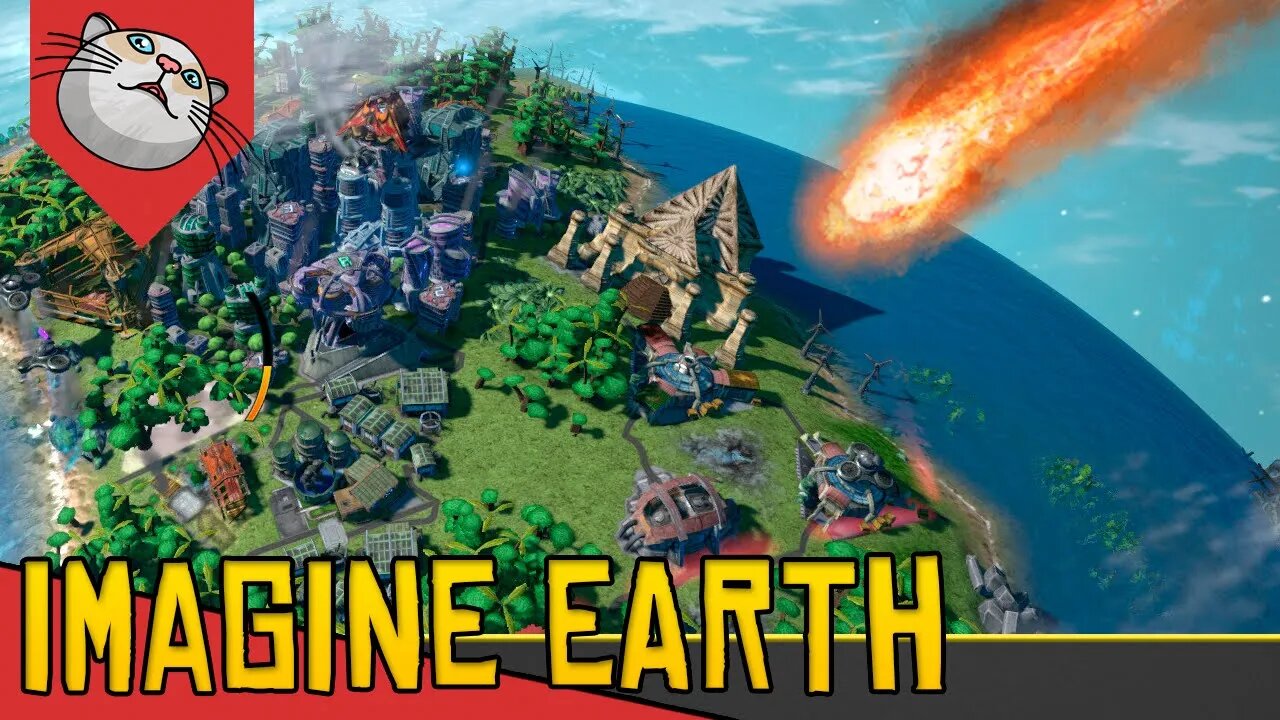 Colonize PLANETAS e Jogue METEOROS nos Amigos! - Imagine Earth [Conhecendo o Jogo Gameplay PT-BR]