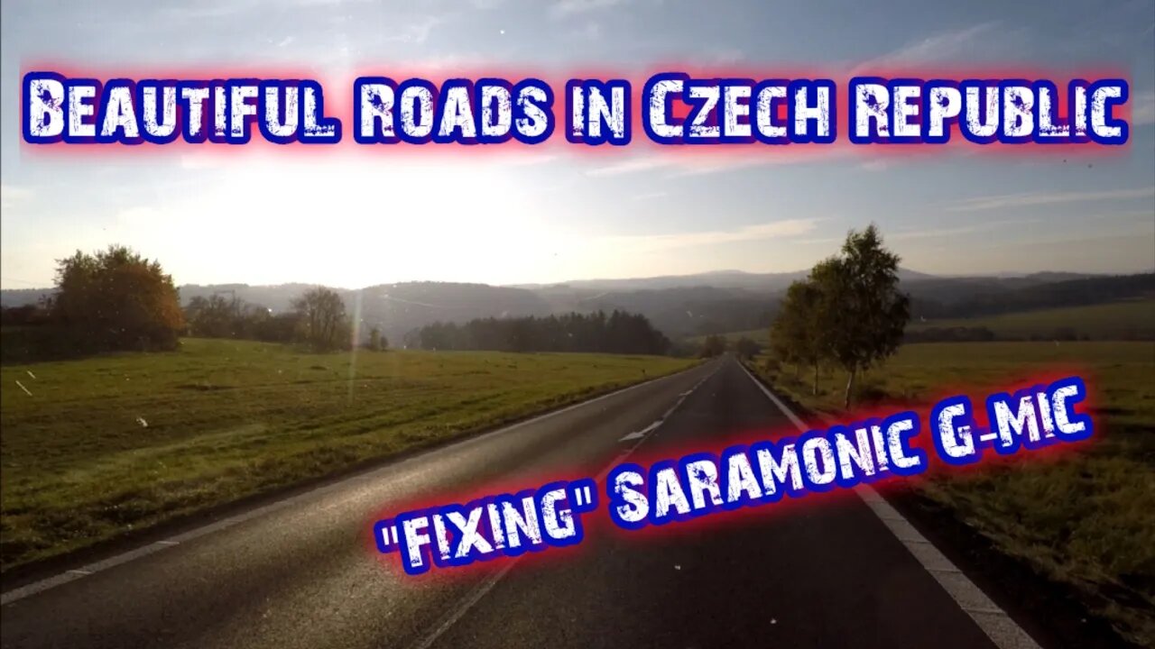 🇨🇿 Saramonic Go mic repair | Driving beautiful roads to wildcamping spot