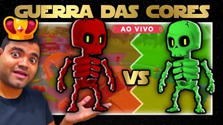 #STUMBLEGUYS GUERRA DAS CORES VERMELHO VS VERDE !!!