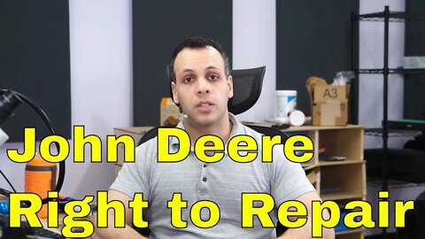 John Deere employee responds to Right to Repair