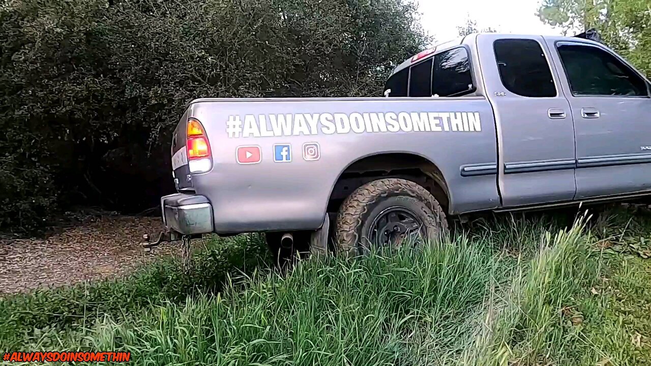 Truck stuck on new property