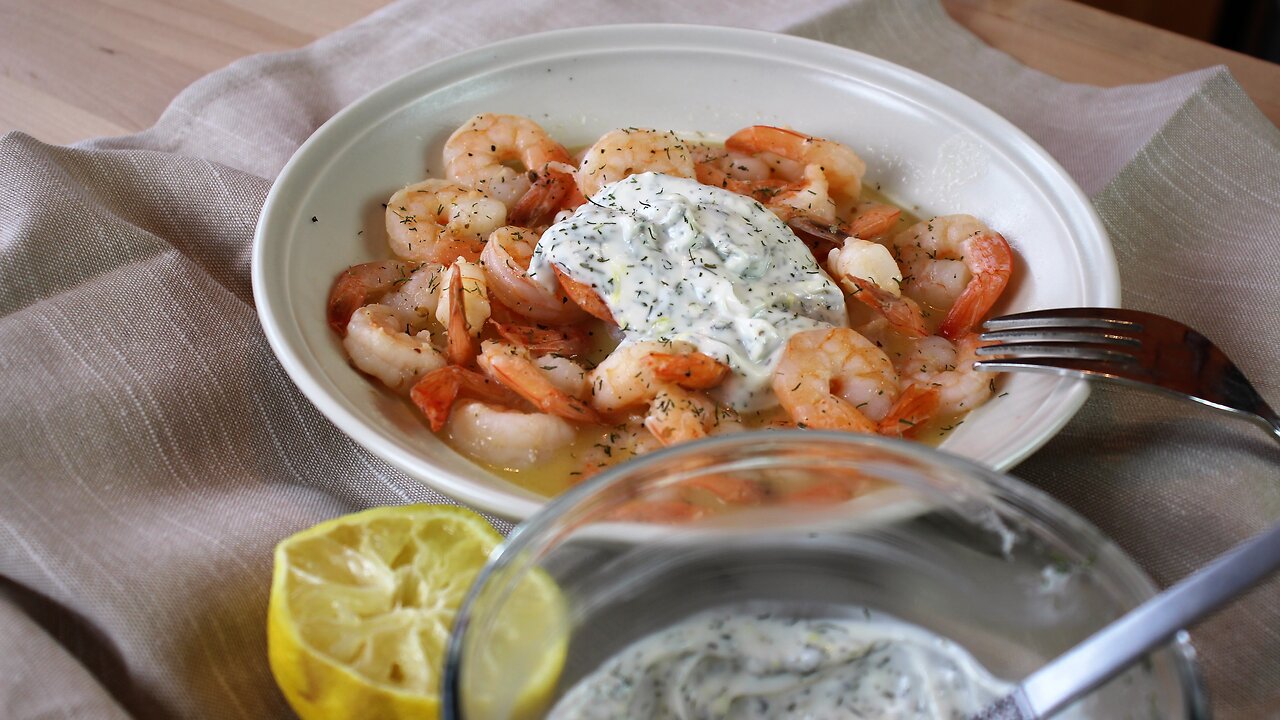 Butter & Wine Poached Shrimp