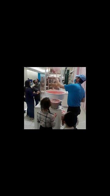 cotton candy at American dream mall