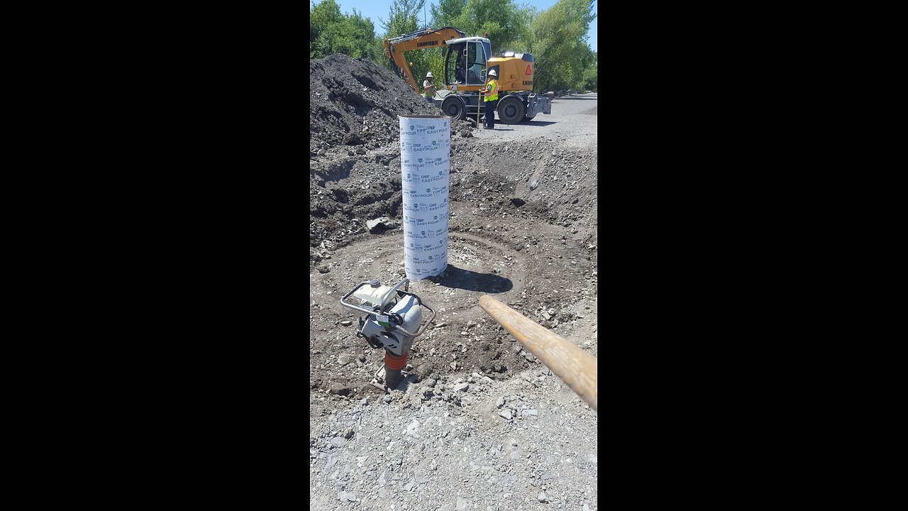 Work Life 2020 June 25th Installing Light Post For The City Of Ottawa