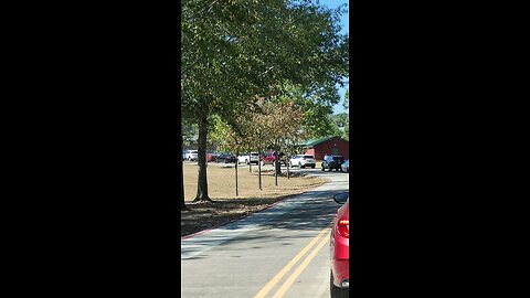 Long line for early voting. 1st day