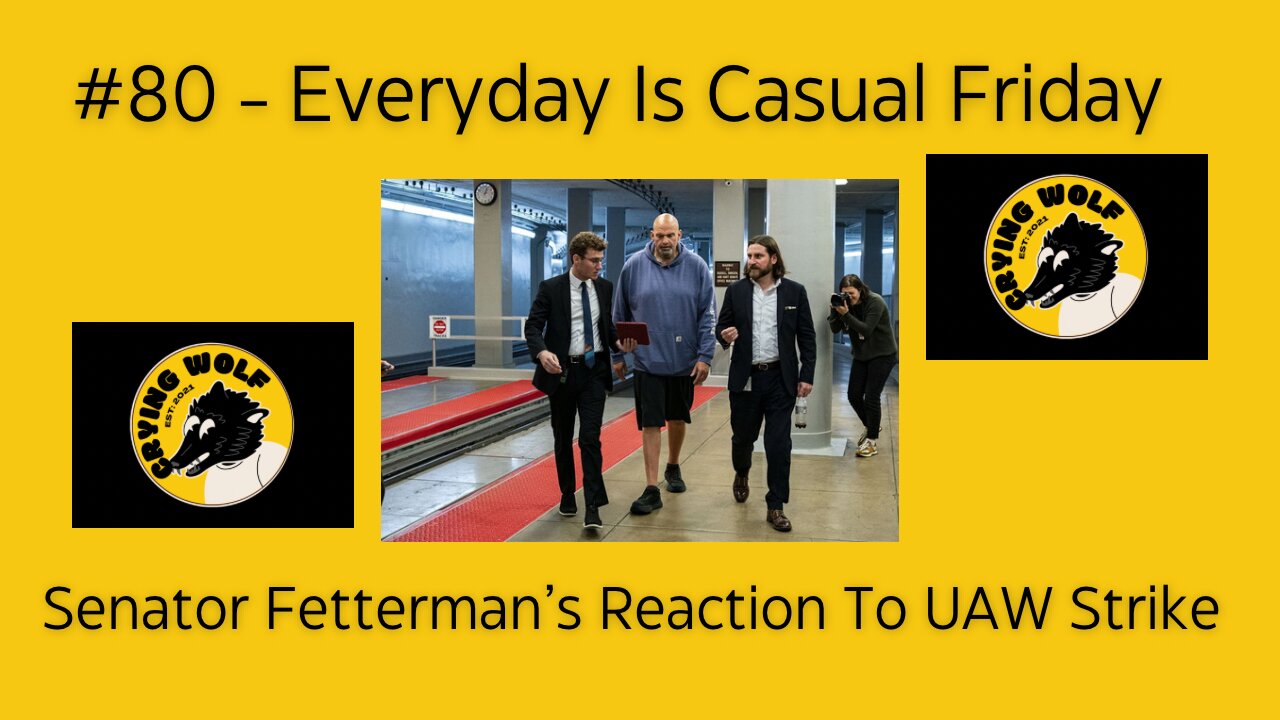 Senator Fetterman's Reaction To UAW Strike