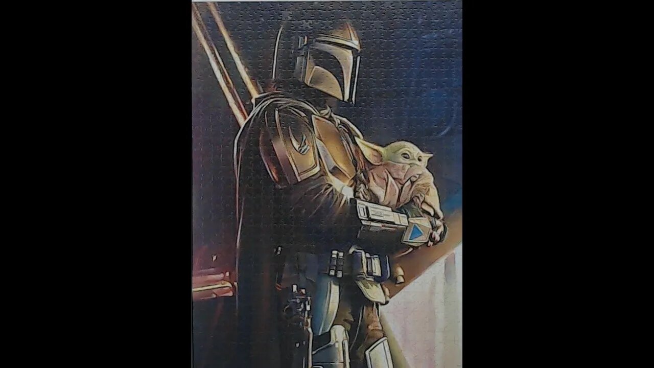 The Mandalorian “Wherever I Go, He Goes” 1000 Piece Jigsaw Puzzle Time Lapse