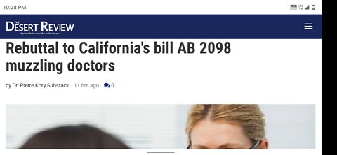 FAIL #7 Gavin signed bill 2098 to silence doctors and bill protecting violent rappers.
