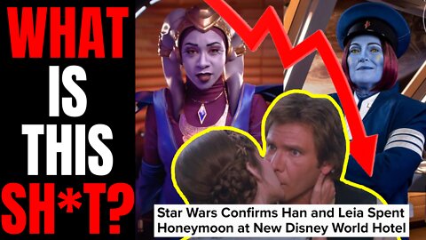 Disney Gets DESPERATE With Star Wars Hotel | Han And Leia Had Honeymoon On Galactic Starcruiser? LOL