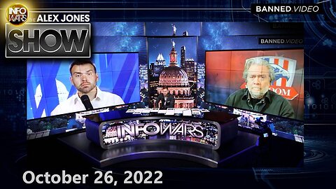 EMERGENCY LIVE BROADCAST: Leaked Footage Reveals WEF Transhumanist Plan to Launch Extinction Event Against Humanity, Become “gods” of a Desolate Earth – ALEX JONES SHOW 10/26/22