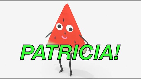 Happy Birthday PATRICIA! - WATERMELON Birthday Song