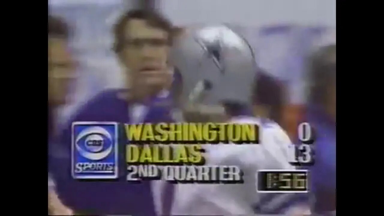 1986-10-12 Washinton Redskins vs Dallas Cowboys