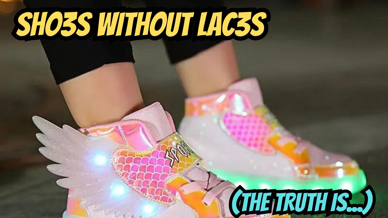 WHY SHOES WITH NO LACES ARE BETTER