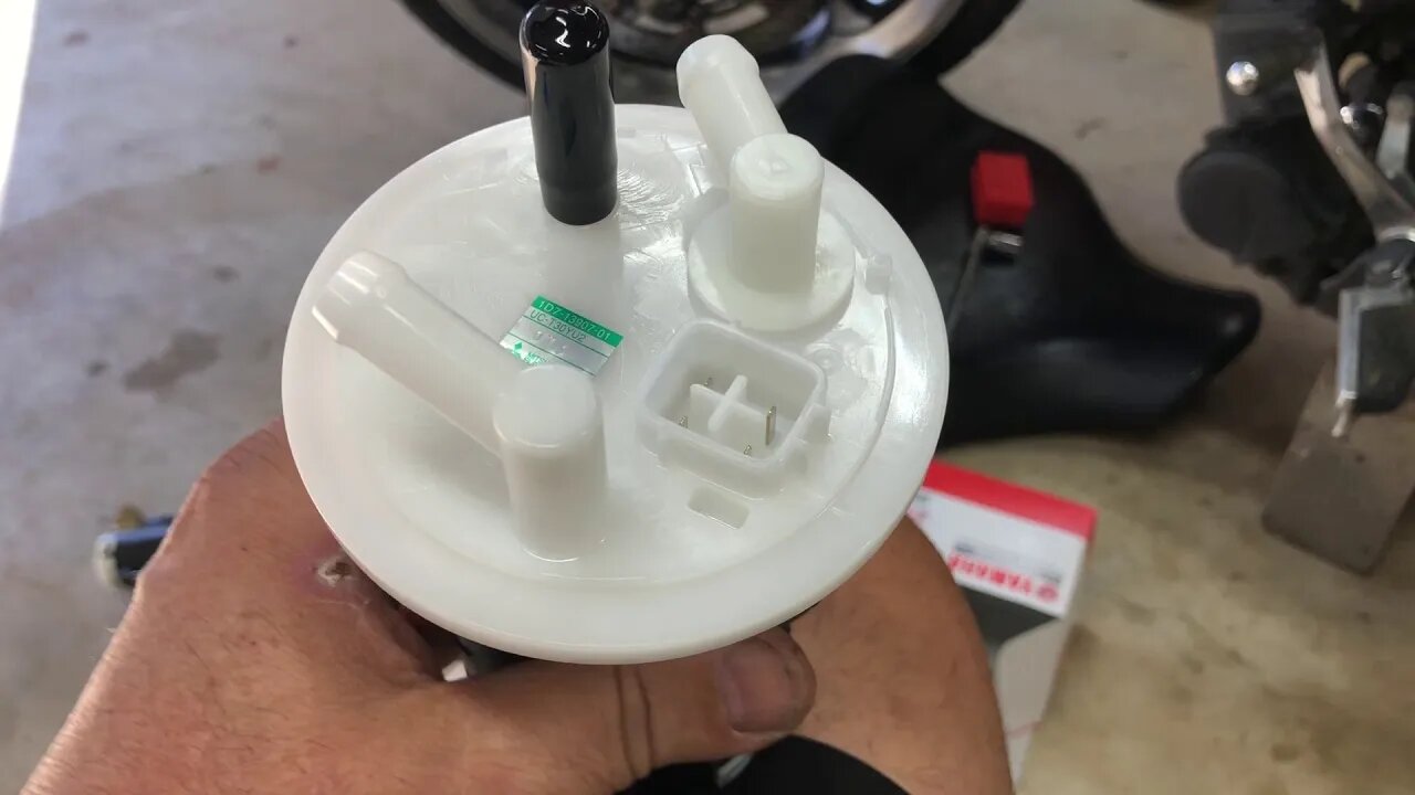 Installed fuel pump in yamaha raider