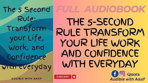 The 5-Second Rule Transform your Life, Work, and Confidence with Everyday #audiblewithaasif #life