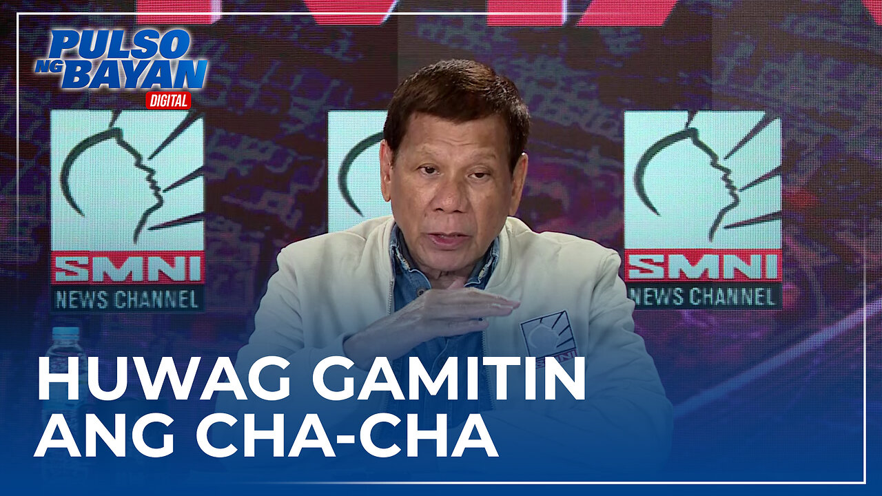FPRRD, muling iginiit na huwag gamitin ang Cha-cha para sa sariling ambisyon ng kasalukuyang admin