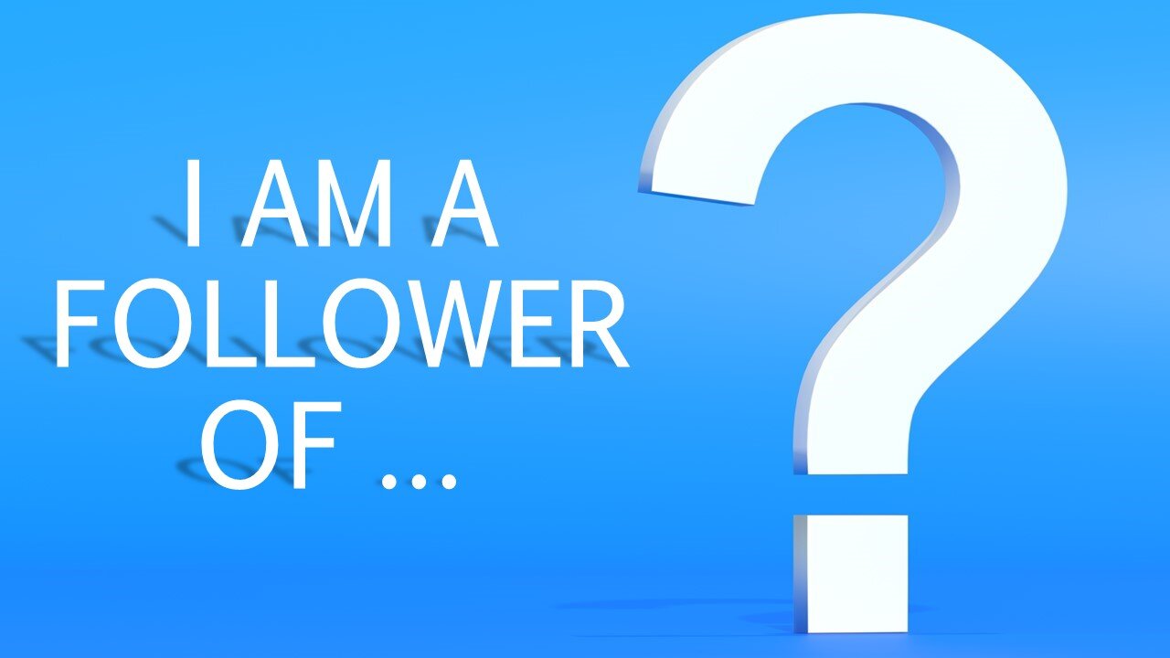 I am a follower of... | Contemporary service