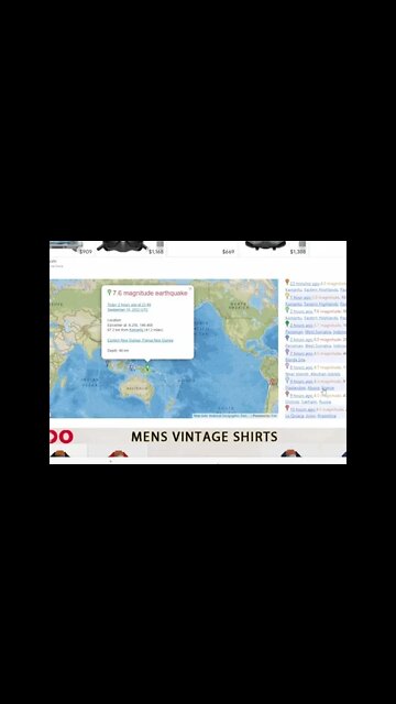 Most Powerful M7.6 Earthquake of the year on the Full Harvest Moon in Pisces