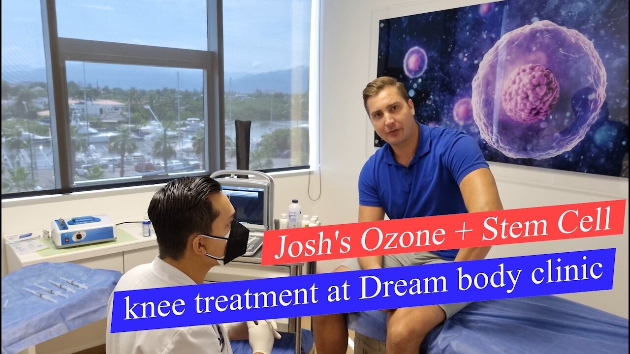 Josh’s Ozone + Stem Cell Knee treatment