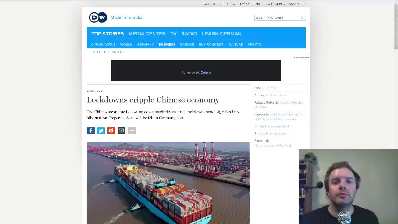 Lockdowns cripple Chinese economy