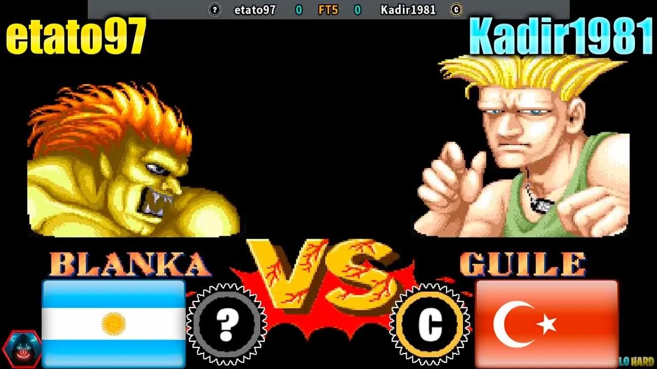 Street Fighter II: The World Warrior (etato97 Vs. Kadir1981) [Argentina Vs. Turkey]