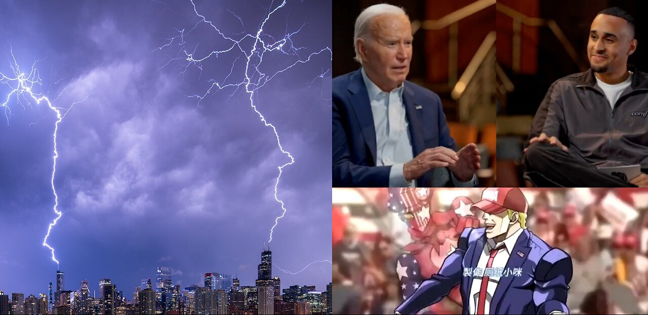 Biden Says He Has Helped Palestinian Community, Trump/GOP Convention, Chicago Hit With Storms