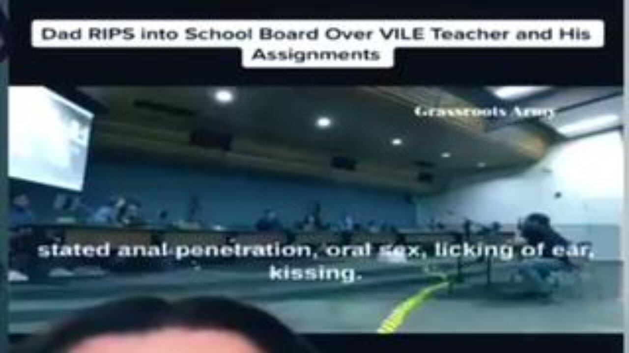 Man complains to School Board about sexually deviant teacher's shocking assignments!