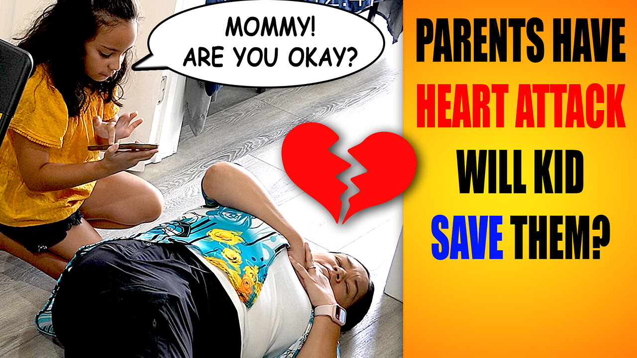 Parents Fake Heart Attack In Front of Children